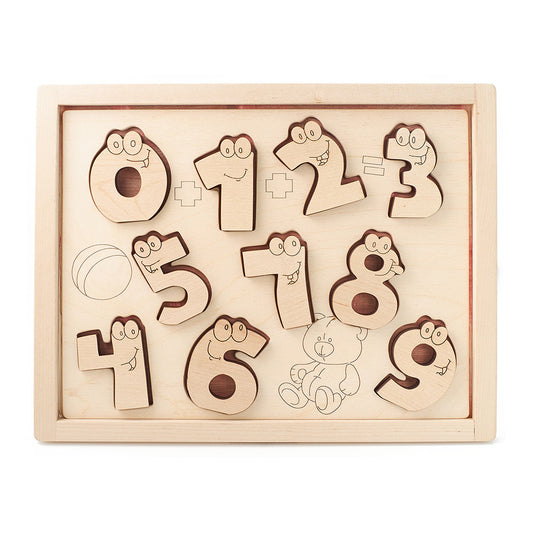 Holzpuzzle - Funny Numbers