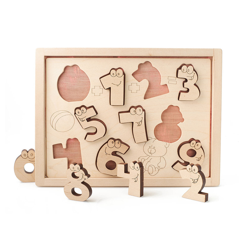 Holzpuzzle - Funny Numbers